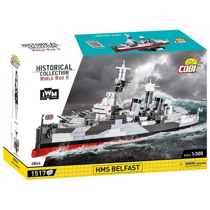 COBI Bricks HMS Belfast (Scale 1:300) - 1517 pcs - Age 10+