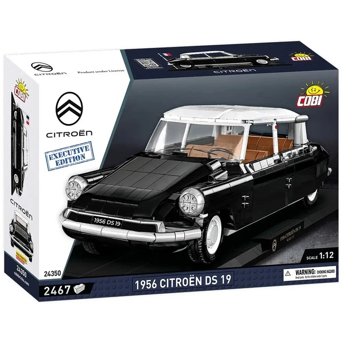COBI 1956 Citroen DS 19 Executive Edition Building Blocks Set - 2467 pieces, 1:12 scale