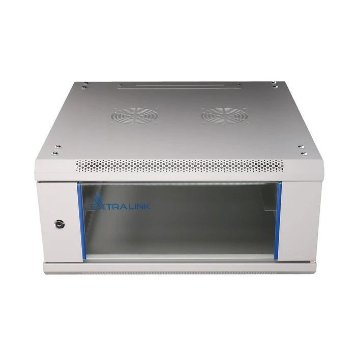 Extralink EX.8543-4U 19" 600x600 Gray Wall-Mount Rack Cabinet 4U
