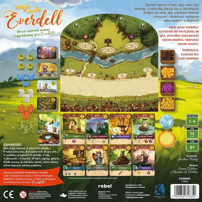 Επιτραπέζιο Παιχνίδι My Little Everdell για 1-4 παίκτες, 6+, Rebel Games
