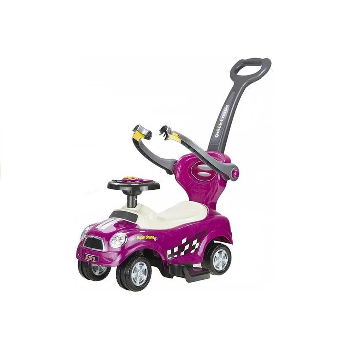 Lean Toys Αυτοκινητάκι Ride On με Χειρολαβή - Μωβ