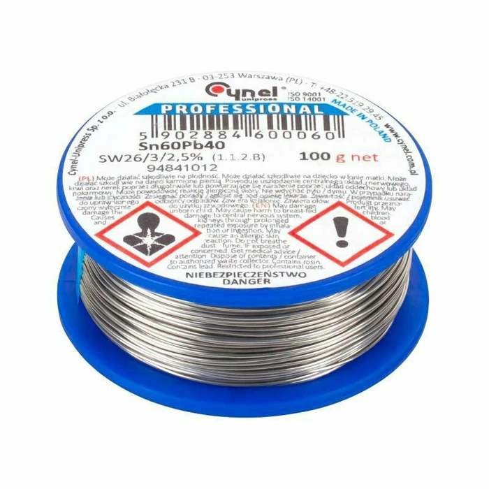 Cynel WG-50100 Καλάι Κόλλησης 60/40 0,5mm 100g