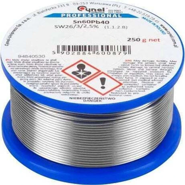 Cynel Solder Wire 250 g (WG-01X-01-1-300-4)
