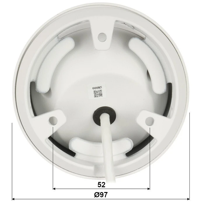 Apti APTI-H50VA22-28W CCTV Κάμερα Παρακολούθησης Full HD+ 5MP Ανάδίαβροχη με Φακό 2.8mm