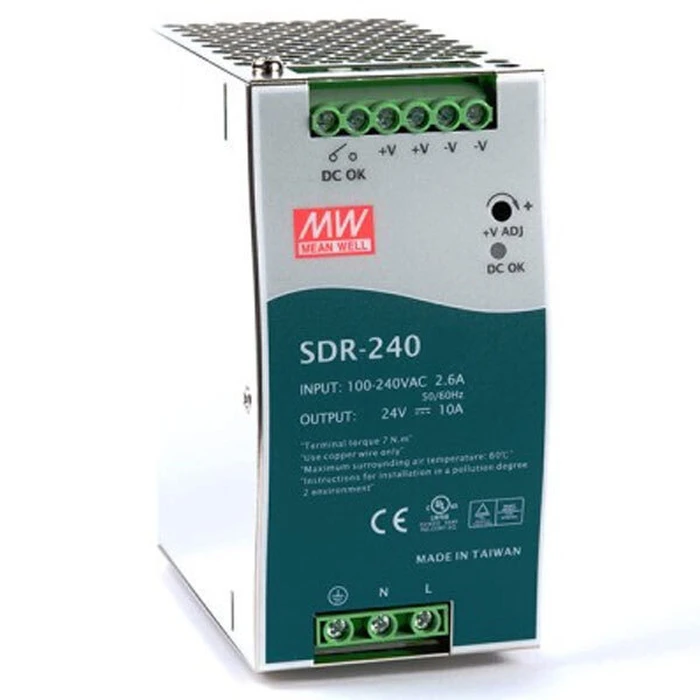 Mean Well DIN Rail Power Supply 24V 240W SDR-240-24