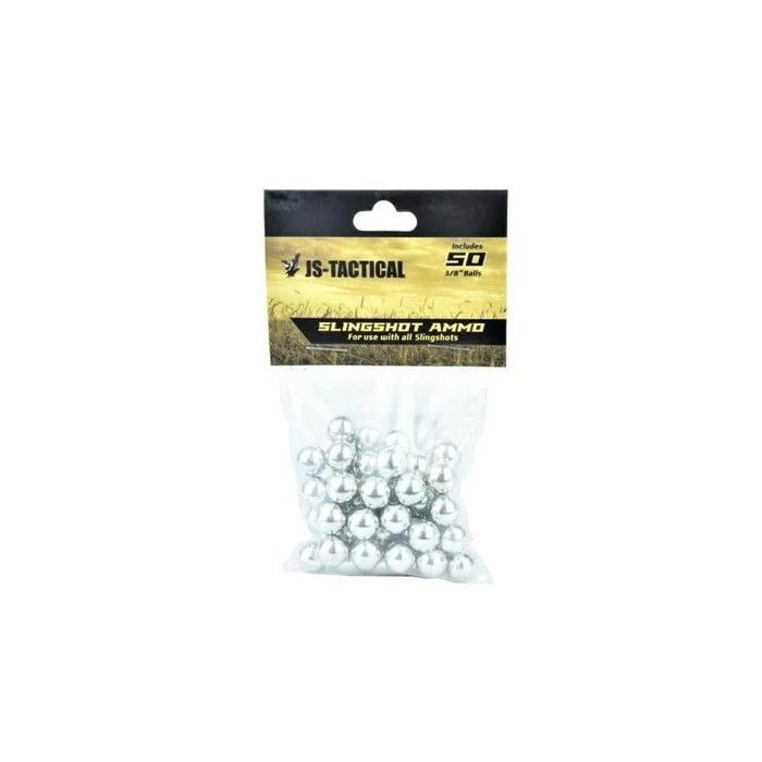 Ατσάλινα Σφαιρίδια JS Tactical για σφεντόνα 9,5 mm - 50 τεμάχια