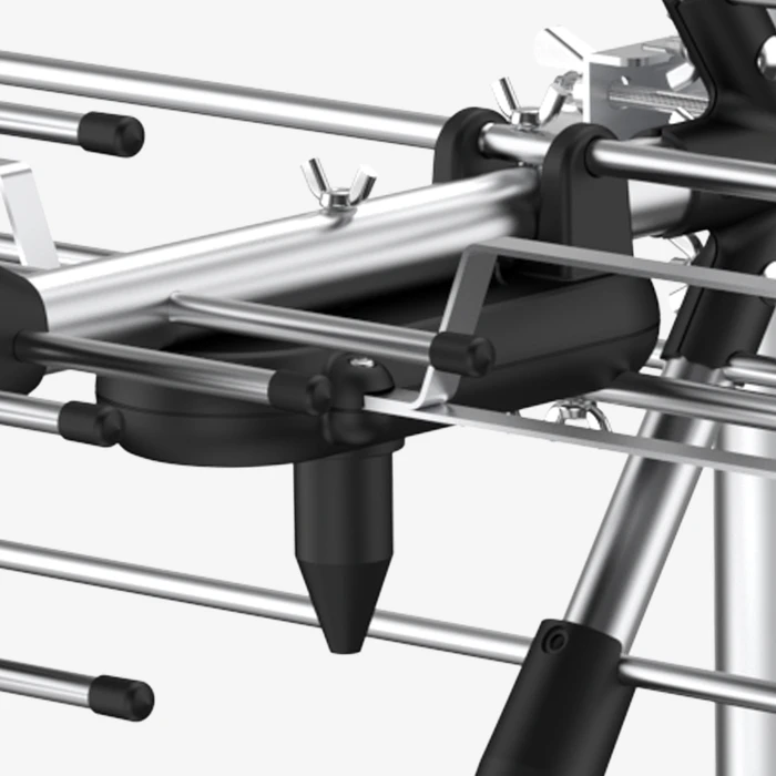 Spacetronik Outdoor TV Antenna (No Power Required) Black - Coaxial Connection