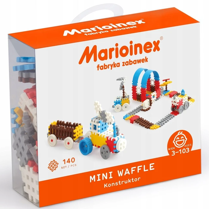 Marioinex Τουβλάκια Mini Waffle 140 τμχ για 3+ ετών