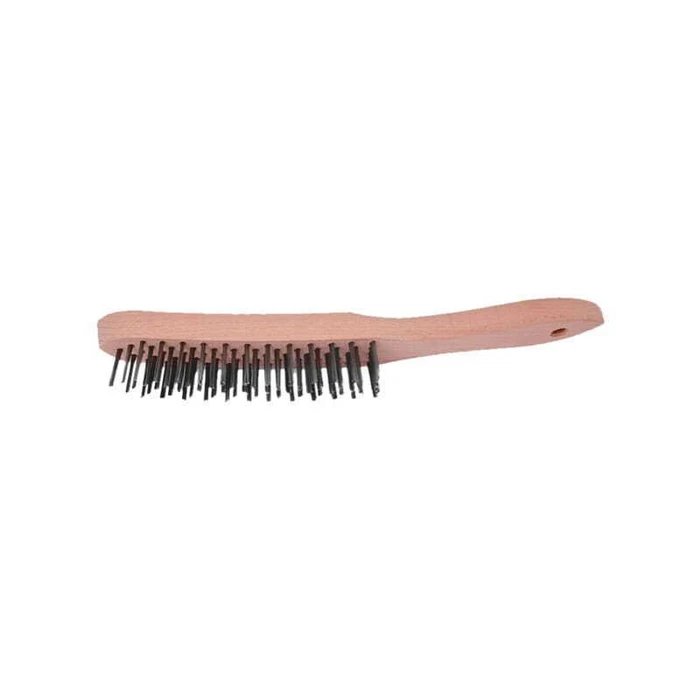 AWTools AW00166 Συρματόβουρτσα ξύλινη με γαλβανισμένο σύρμα