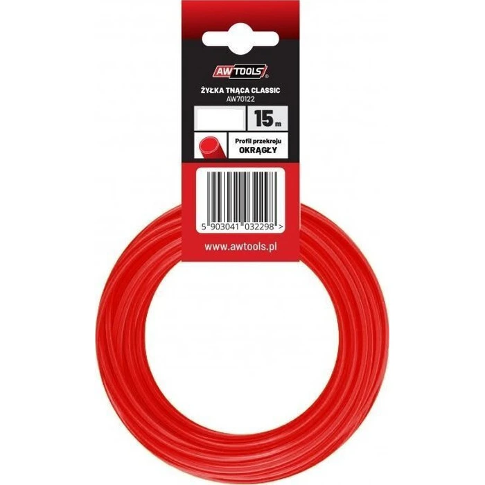 AWTools AW70121 Μεσινέζα στρογγυλή 15 m, 1,6 mm