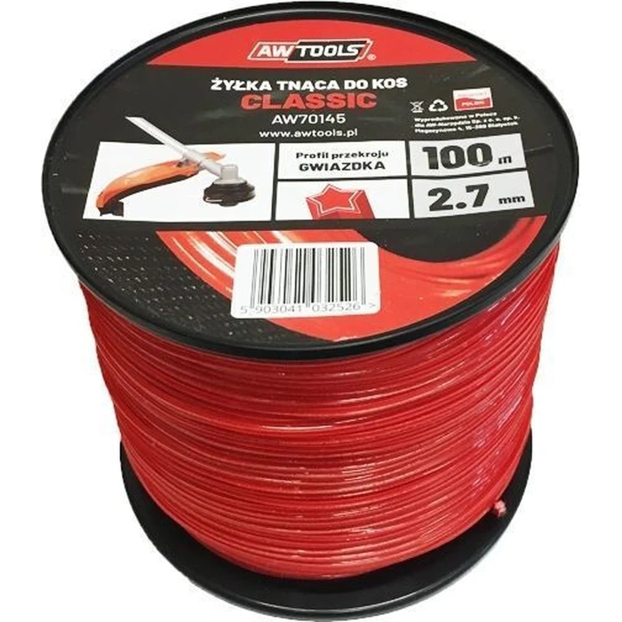 AWTools Μεσινέζα Τετράγωνη 15 m x 2,4 mm (AW70129)