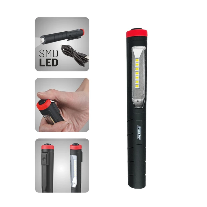 AWTools Φακός Συνεργείου LED IP20 έως 120 lm AW17604