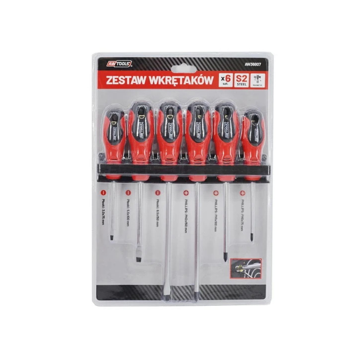 AWTools Magnetic Screwdriver Set AW36807