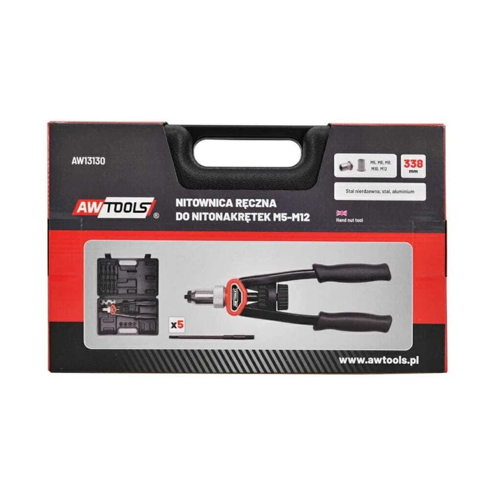 AWTools AW13130 Pistol Rivet Gun 338 mm