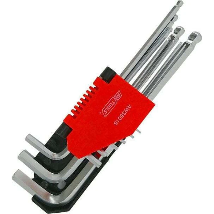 AWTools 9-piece Allen Key (Hex Key) Set AW35015 — Sizes 1.5–10 mm