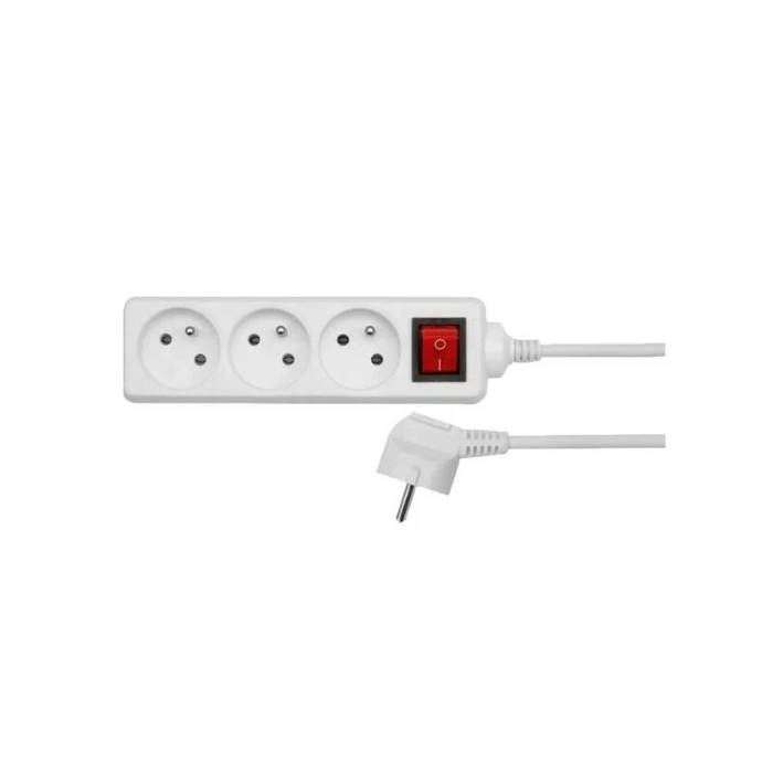 AWTools Power Strip 5 Sockets with Switch and 3 m Cable AW24646
