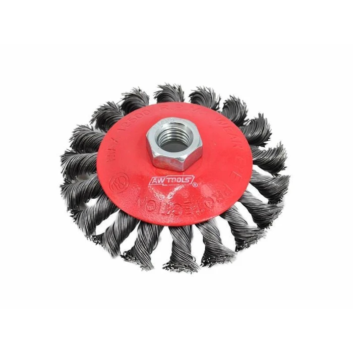 AWTools Skrecan Κωνική Βούρτσα 125 mm M14