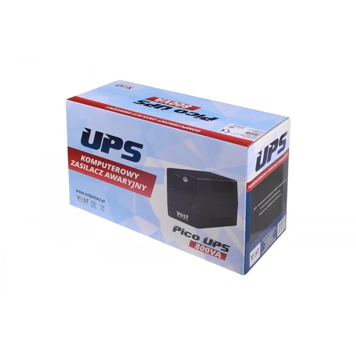 Volt Polska PICO UPS Line-Interactive 800VA 480W με 2 Schuko πρίζες