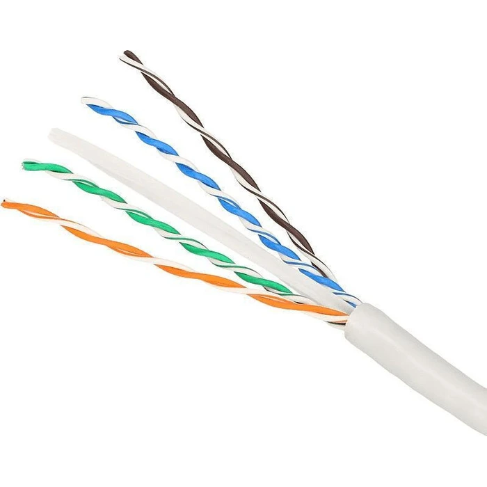 Extralink CAT6 U/UTP 305m Καλώδιο Δικτύου Λευκό EX.10062