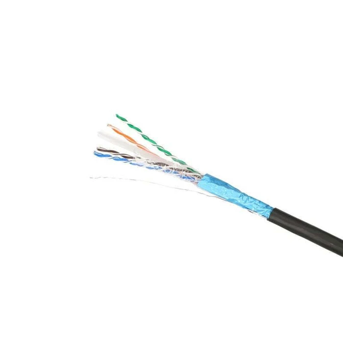 Extralink F/FTP Cat.6 (Gigabit) Ethernet Network Cable 305m Black EX.10079
