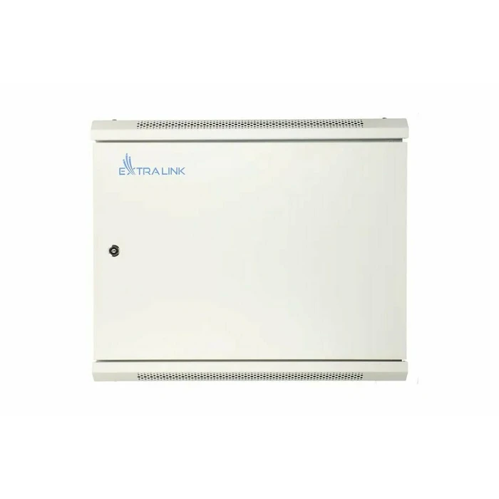 Extralink EX.13025-9U 600x600 Γκρι Επιτοίχιο Rack 9U με Πλήρη Μεταλλική Πόρτα