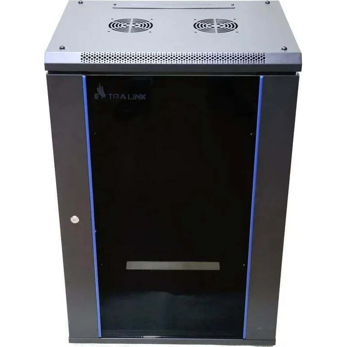 Extralink EX.14367 18U Wall-Mount 19" Rack Cabinet 600x450 mm Black