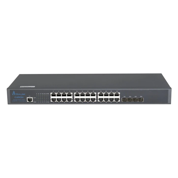Extralink Chiron Διαχειριζόμενος Switch L3 με 24 Θύρες Gigabit και 4 SFP/SFP+