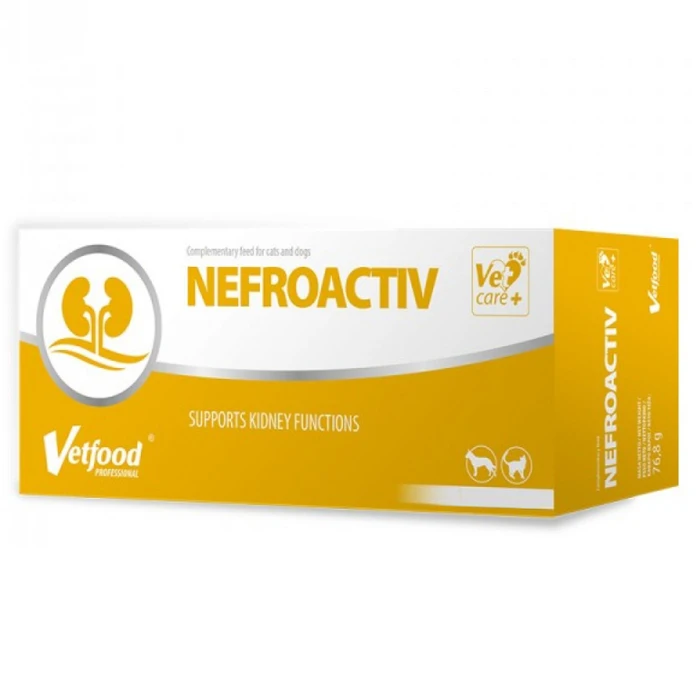 Vetfood Nefroactiv Dog Treats Tablets 60 caps for Urinary/Kidney (902570)