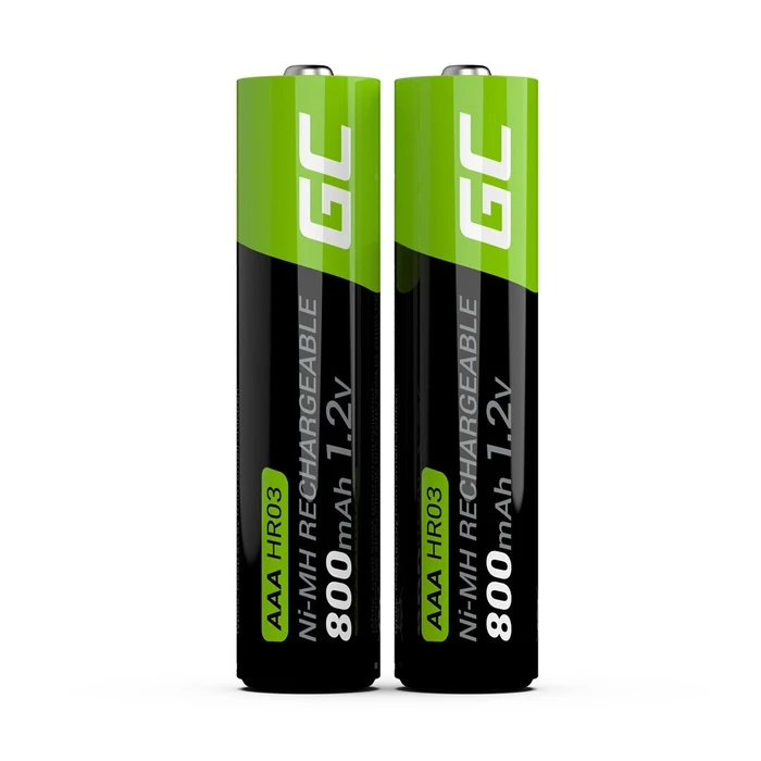 Green Cell Επαναφορτιζόμενες Μπαταρίες AAA Ni-MH 800mAh 1.2V 2τμχ