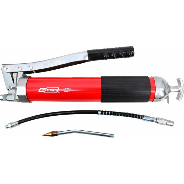 AWTools Hand Grease Gun AW15912 - 2.1 kg, 44 cm length