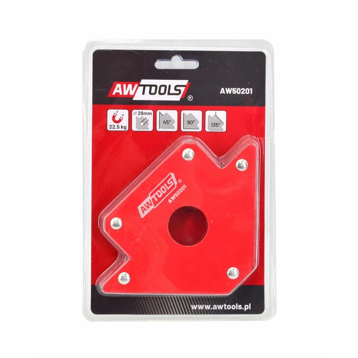 AWTools AW50201 Magnetic Welding Angle Holder 22.5 kg (45°/90°/135°)
