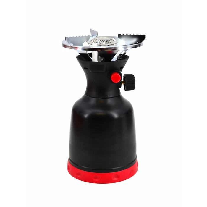 AWTools Camping Stove with Piezo Ignition and 190 g Gas Cartridge - AW13880