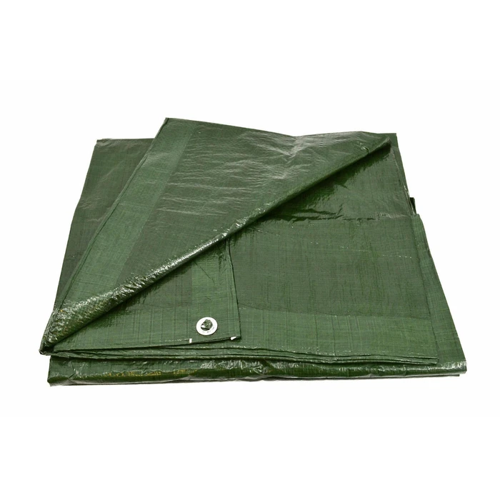 AWTools Αδιάβροχος Μουσαμάς 90gr/m² 6x4μ. Ελαφρού Τύπου Πράσινος AW68038