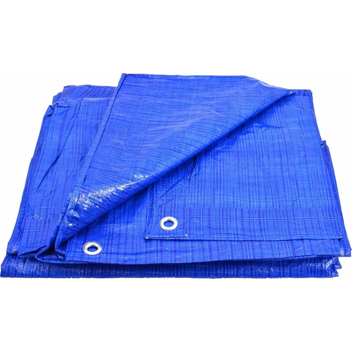 AWTools Waterproof Tarpaulin 70 g/m² 10x6 m Lightweight Blue AW68013