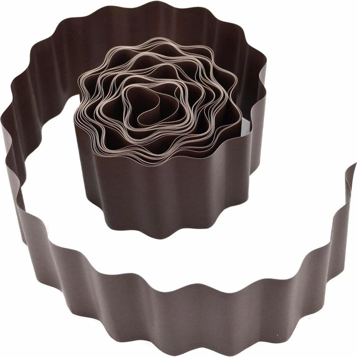 AWTools Plastic Garden Edging Brown 9cm x 20m (AW60406)