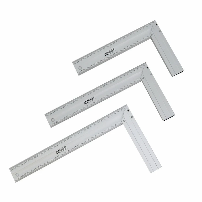 AWTools Aluminum Try Square 30 cm - AW29812