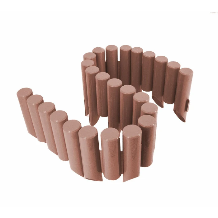 AWTools Plastic Garden Border Edging Brown 2.3 m (AW60420)