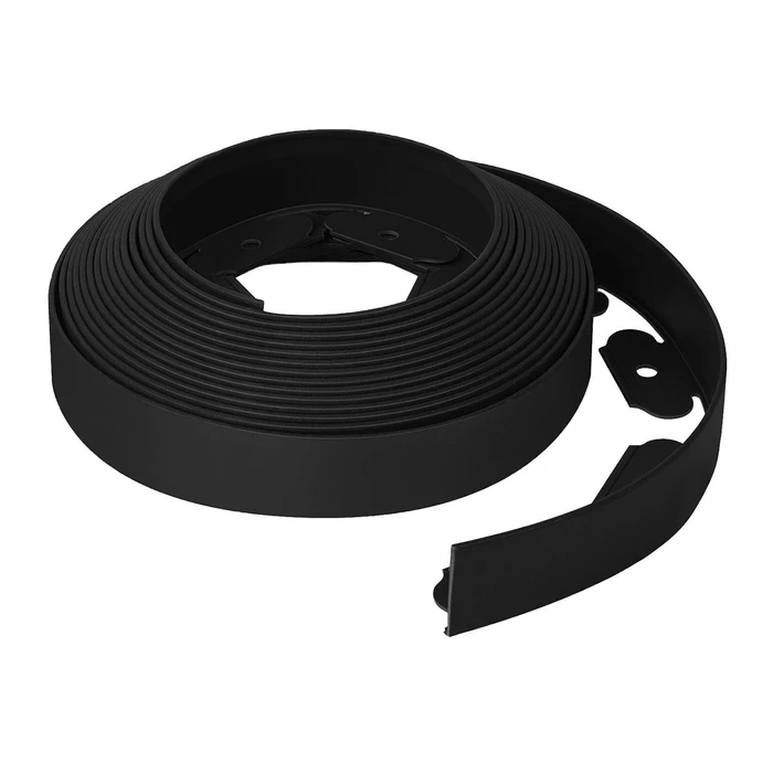 AWTools Plastic Garden Border Edging Black 10m 30pcs AW60454