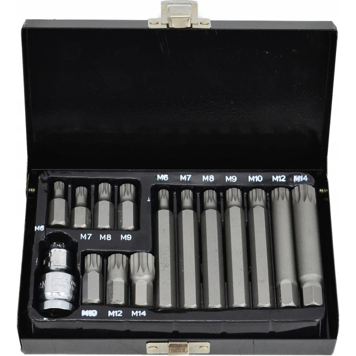 AWTools Spline Tips 15pcs Blue (AW35119BL)