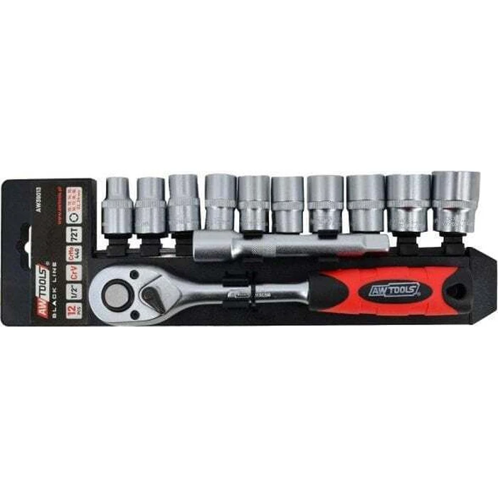 AWTools AW39013 Καστάνια με Καρυδάκια 1/2" 12τμχ
