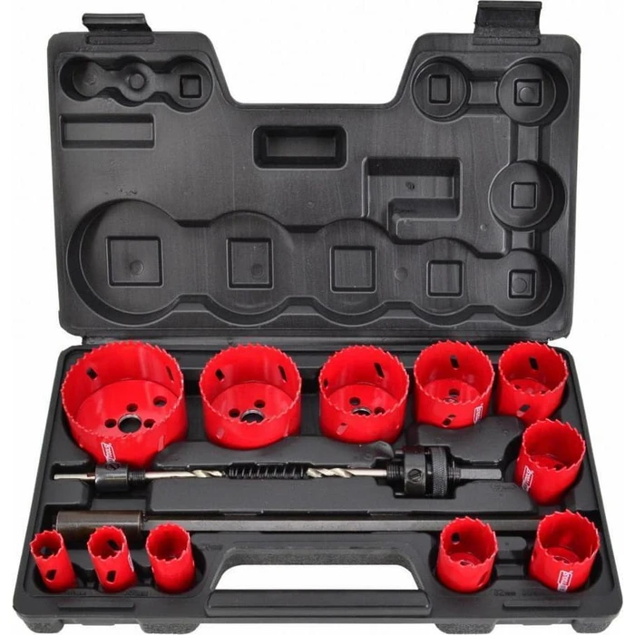 AWTools Hole Saw Set HSS M3, 15 pcs, main 40 mm, AW49661