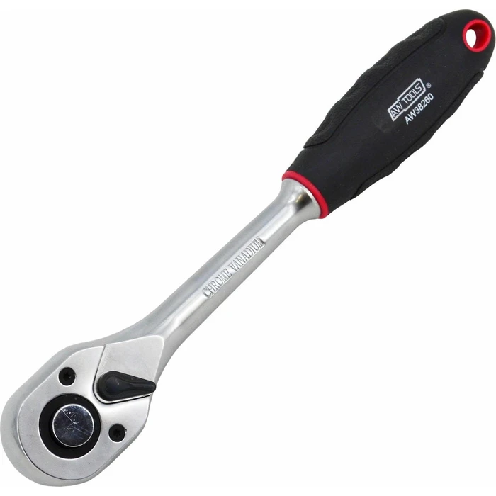 AWTools Καστάνια 72 Δοντιών 1/2" Καρέ 25εκ. (AW38260)
