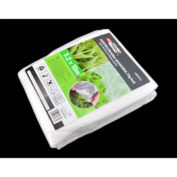 AWTools Spring Agrotextile 17 g/m² 3.2 x 10 m White