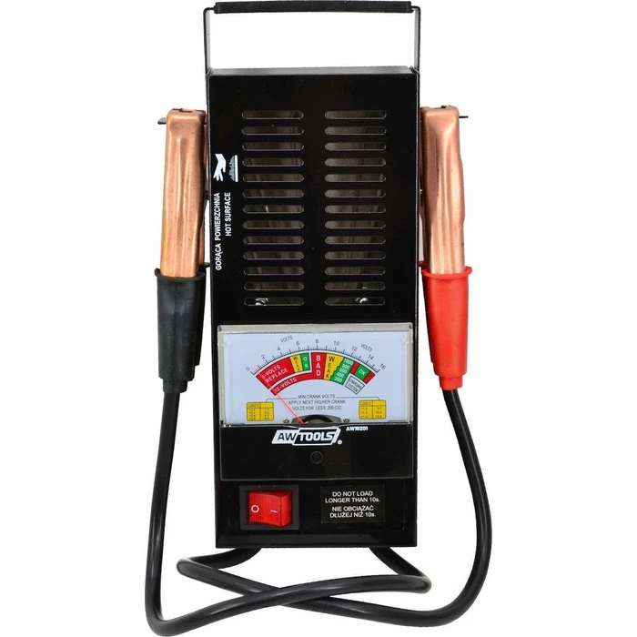 AWTools AW16201 Αναλογικός Δοκιμαστής Μπαταριών με Κροκοδειλάκια