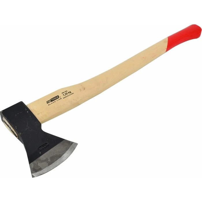 AWTools Carpenter Axe 1.25kg Wooden Handle Black Line - AW33054BL