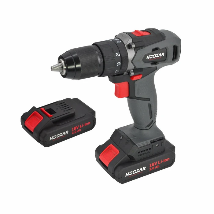 Hoozar CD20BL Δραπανοκατσάβιδο Μπαταρίας 18V Brushless (Solo) CD20BL