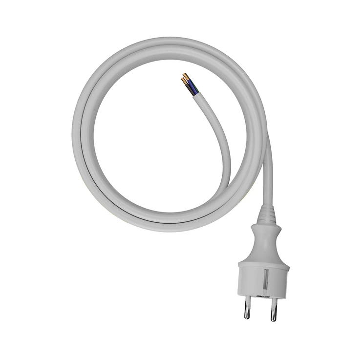 AWTools Power Cable 2x1.5mm² 1m White (AW24822)