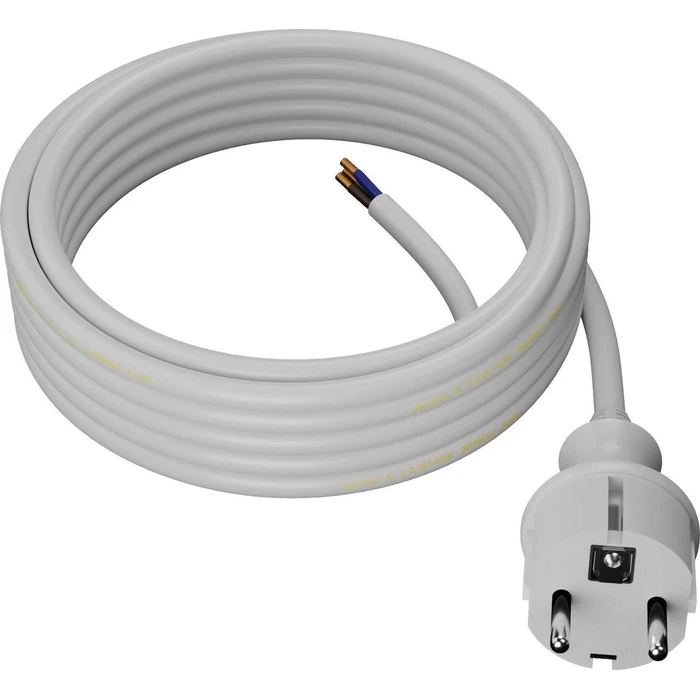 AWTools Power Cable 2x1.5mm² White, 1 m (AW24824)