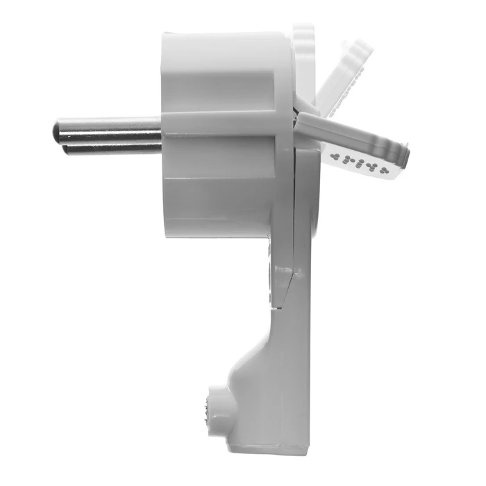 AWTools Επίπεδη Γωνιακή Πρίζα 10 τεμ Λευκή WT-16UP