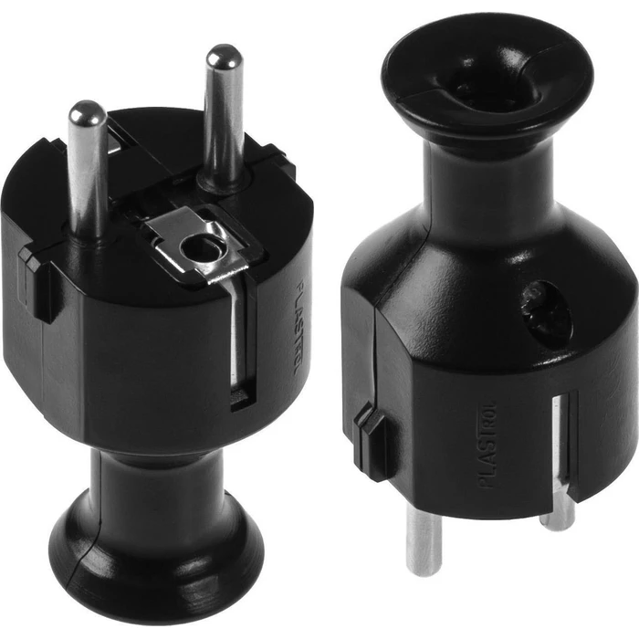 AWTools Φις Ρεύματος Διπολικό Μαύρο AW24806